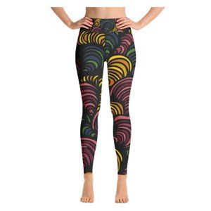 **SOLD** Spiral Multicolored High Waist Leggings / Size: XL